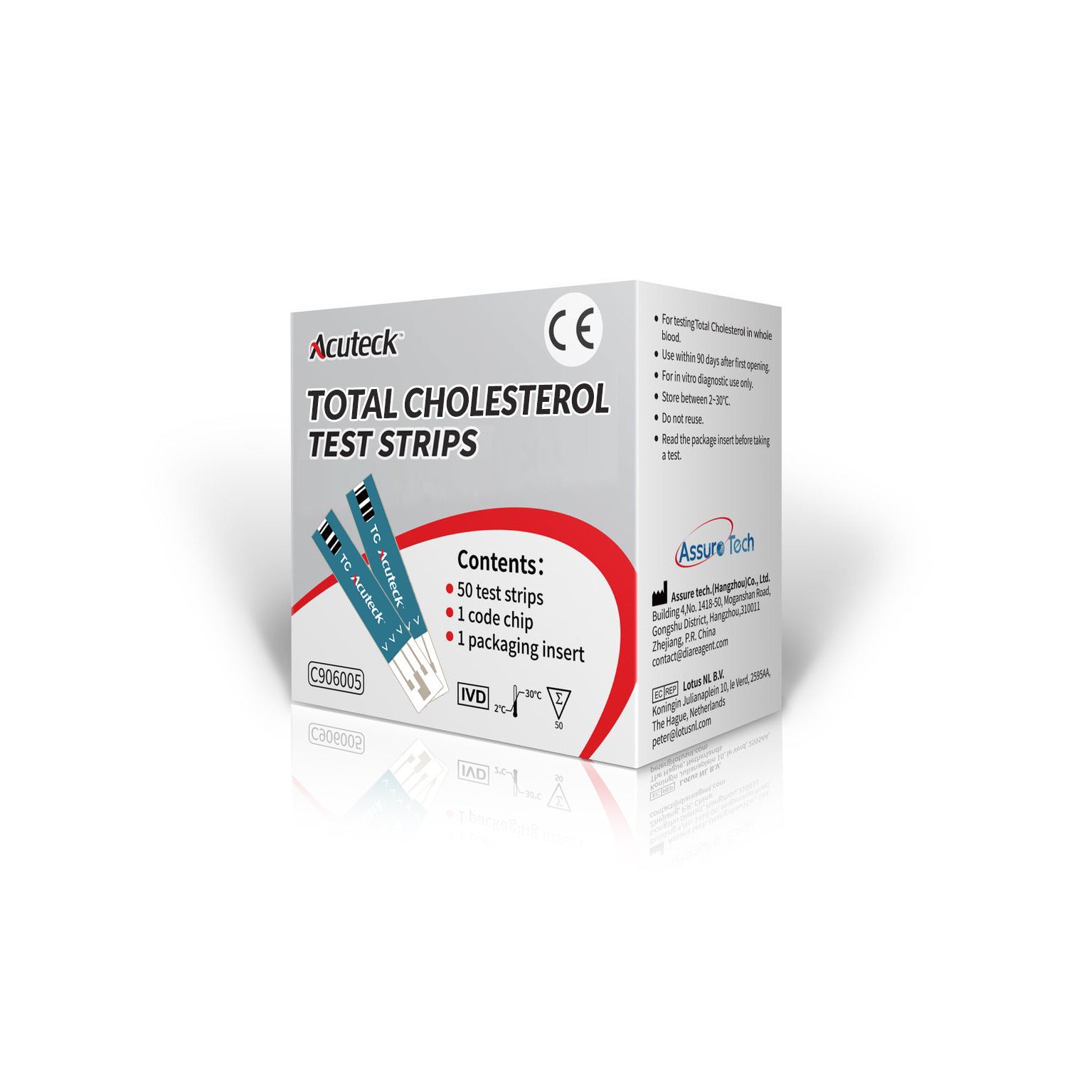Total Cholesterol Test Strip