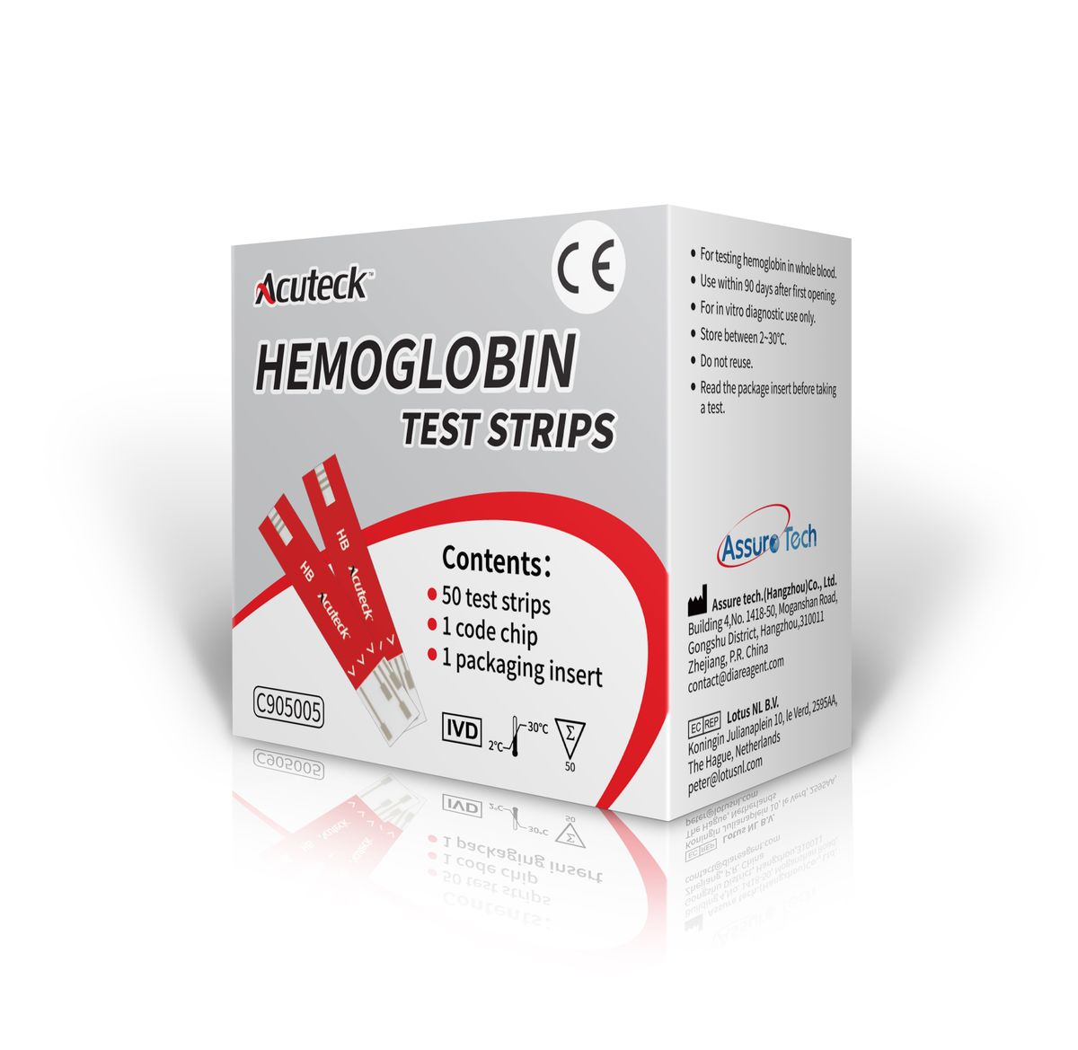 Hemoglobin Test Strips